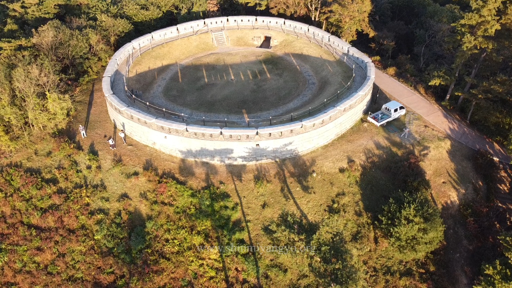 Aerial view of the Sondolmok Fort east wall exterior