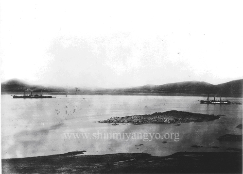 KWG18 "Monocacy and Palos covering troops on their way to Marine Redoubt"
