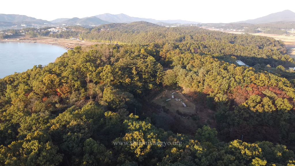 Aerial view from the Sondolmok Fort looking SSW