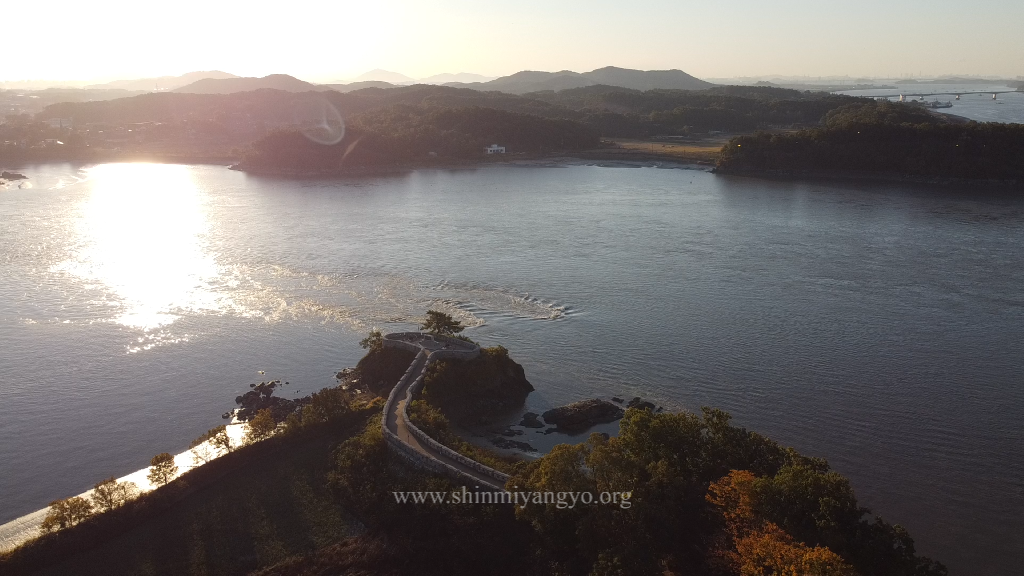 Aerial view of the Yongdu Fort from the Sondolmok Fort