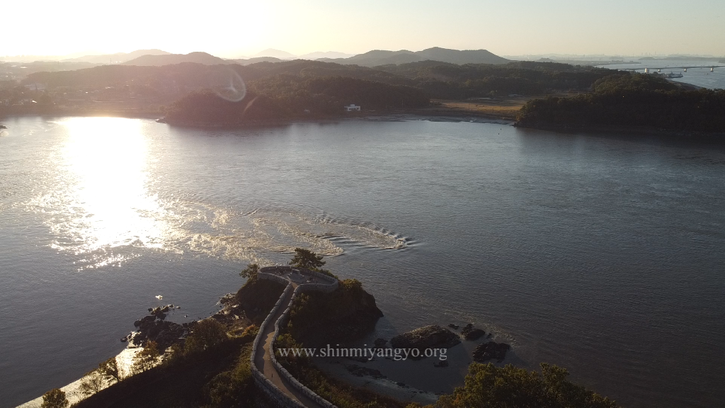 Aerial view of the Yongdu Fort from the Sondolmok Fort