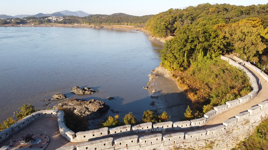 Aerial view of the Yongdu Fort
