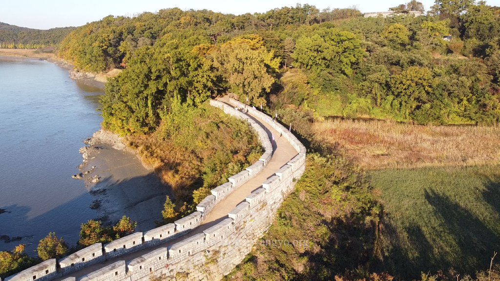 Aerial view of the Yongdu Fort
