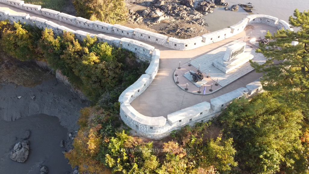 Aerial view of the Yongdu Fort